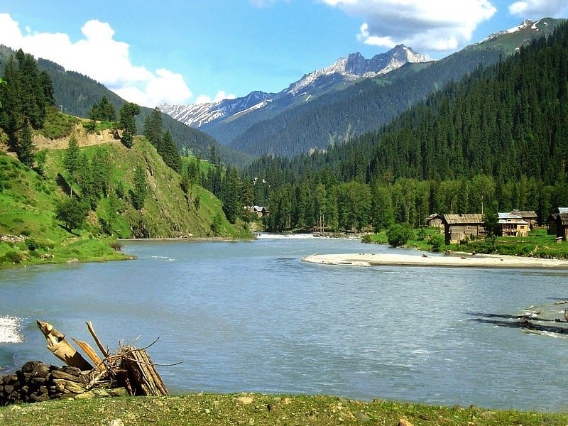 River flowing in the Gurez Valley