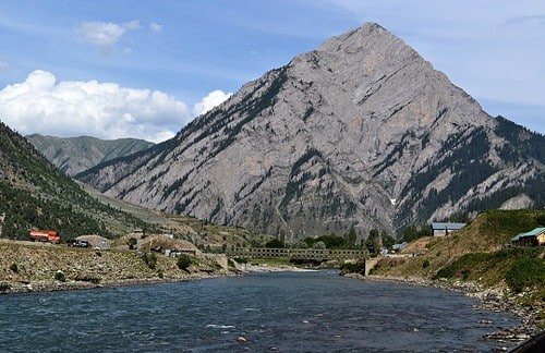 Kishanganga River in Gurez Valley