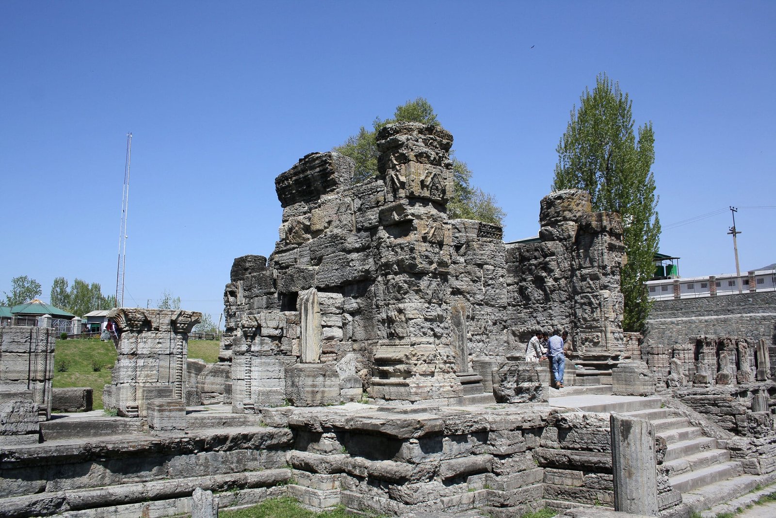 the ancinet town Awantipora Ruins on the banks of river jhelum