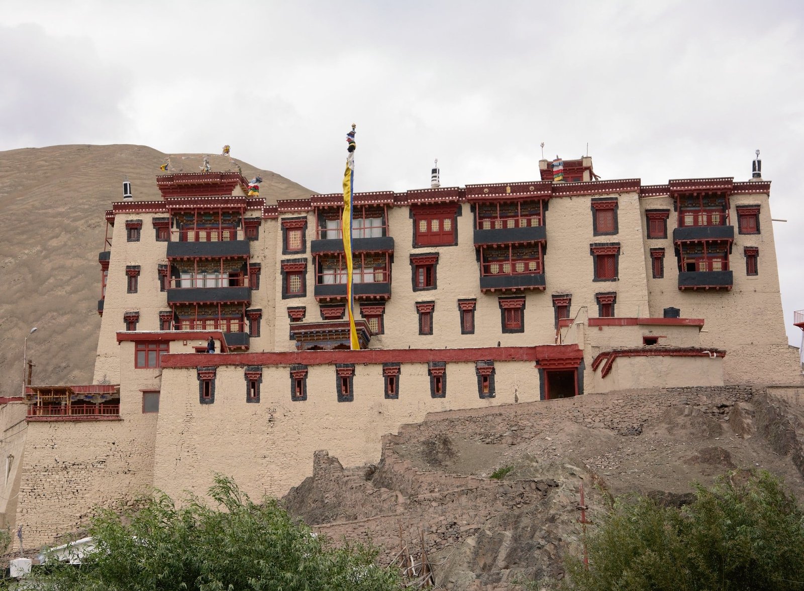 Stok Palace in Stok Village with traditional Ladakhi design